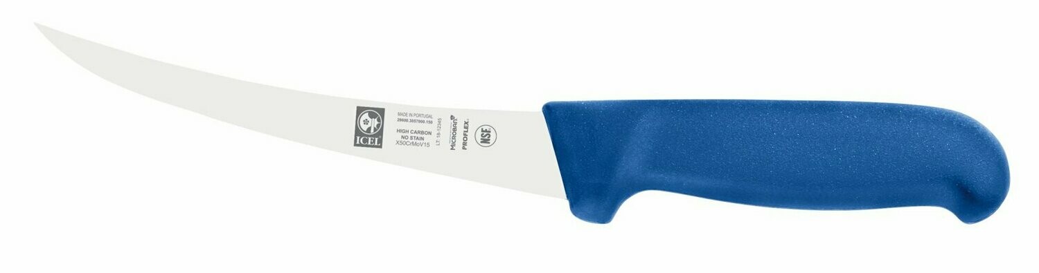 ICEL 15CM BONING KNIFE CURVED FLEX BLADE