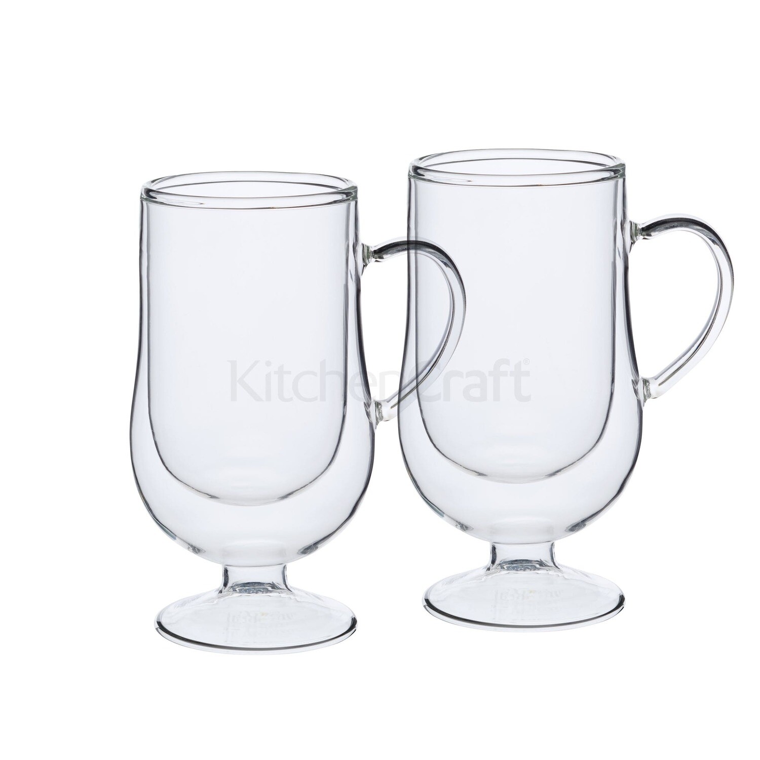 KC/LX 2PC DOUBLE WALLED LATTE GLASSES