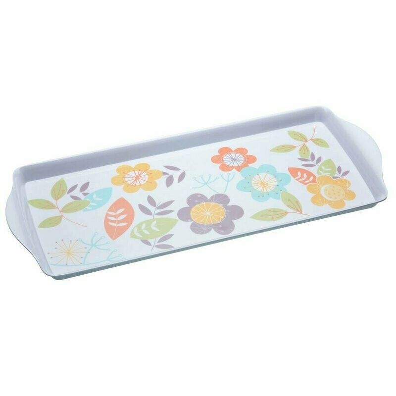 KC SANDWICH TRAY 38X16CM (15X6&quot;) SUMMER BREEZE FL