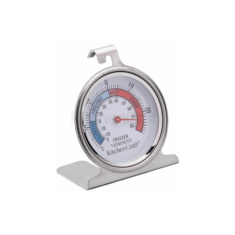 KC LARGE SS FRIDGE/FREEZER THERMOMETER KCFRIDGETH