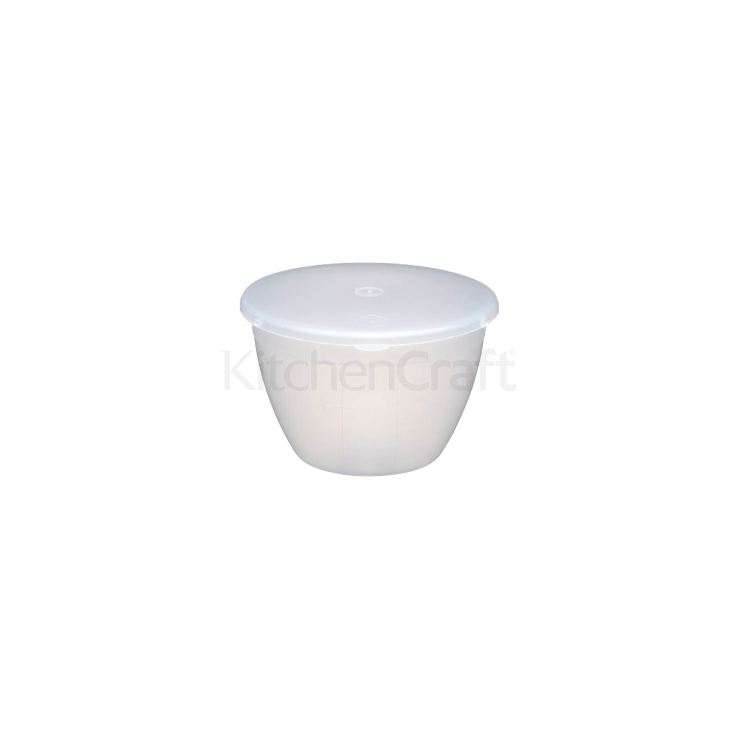 KC PUDDING BASIN W/LID 1.5 PT 855ML PLASTIC KCPUD1