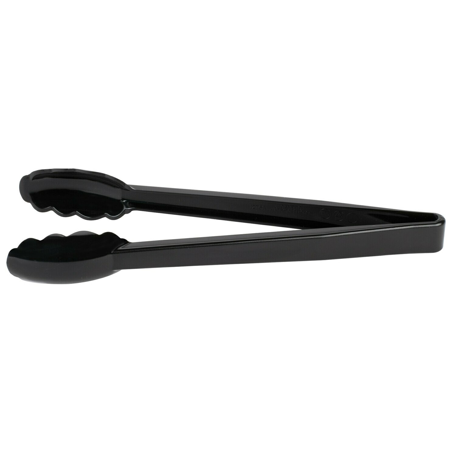 CAMBRO 12&quot; BLACK SCALLOP GRIP TONG 12TGS110