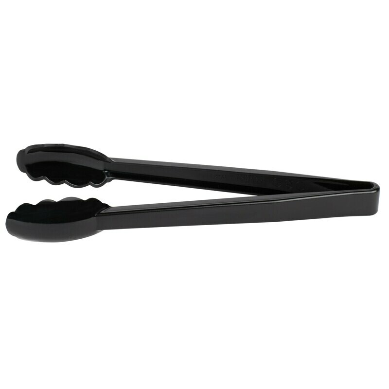 CAMBRO 12&quot; BLACK SCALLOP GRIP TONG 12TGS110