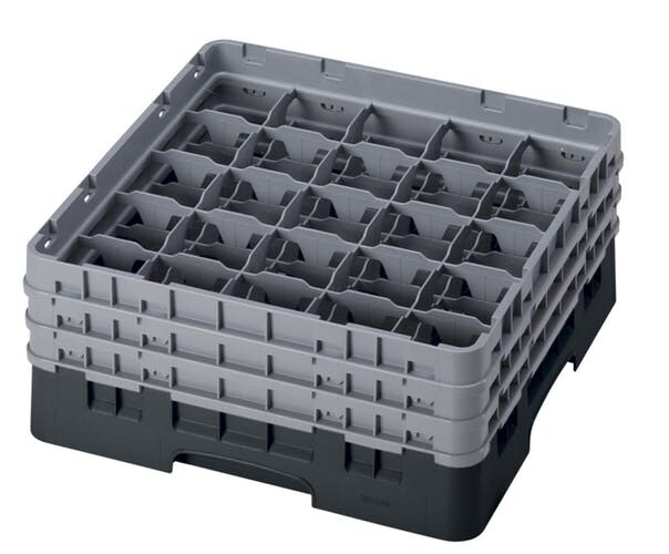 CAMBRO CAMRACK GLASS 25 COMPART.+3 EXT. 25S738110