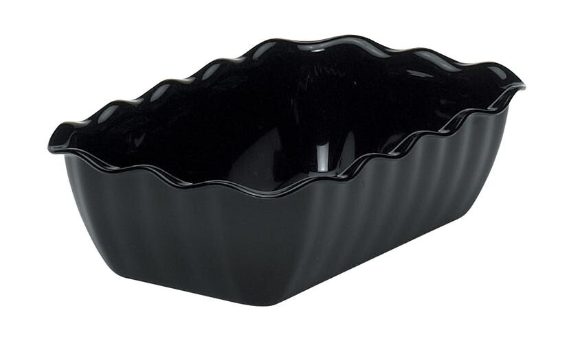 CAMBRO PC 2QT DELI CROCK CLEAR/BLACK/RED
