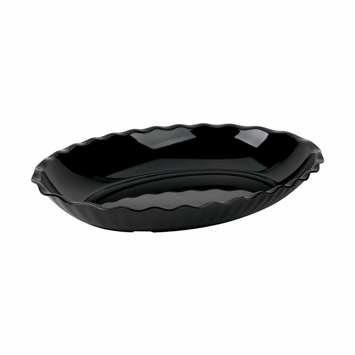 CAMBRO PC 15X12&quot; DELI OVAL PLATTER RED/BLACK