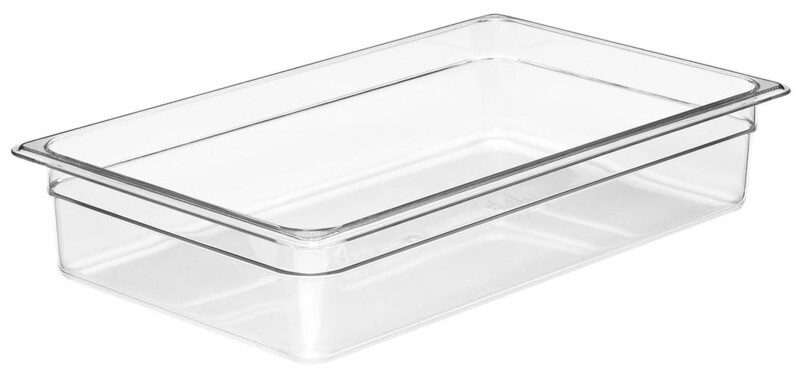 CAMBRO PC 1/1 65MM GN PAN CLEAR 12CW135