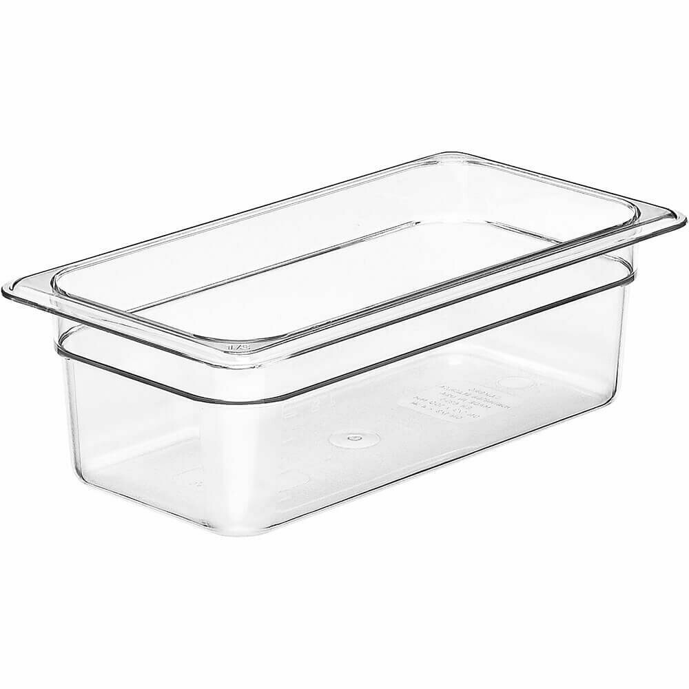 CAMBRO PC 1/3 100MM GN PAN CLEAR 34CW135