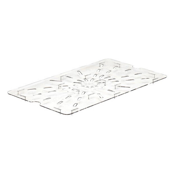 CAMBRO PC 1/1 FOOD PAN DRAIN SHELF CLEAR 10CWD135