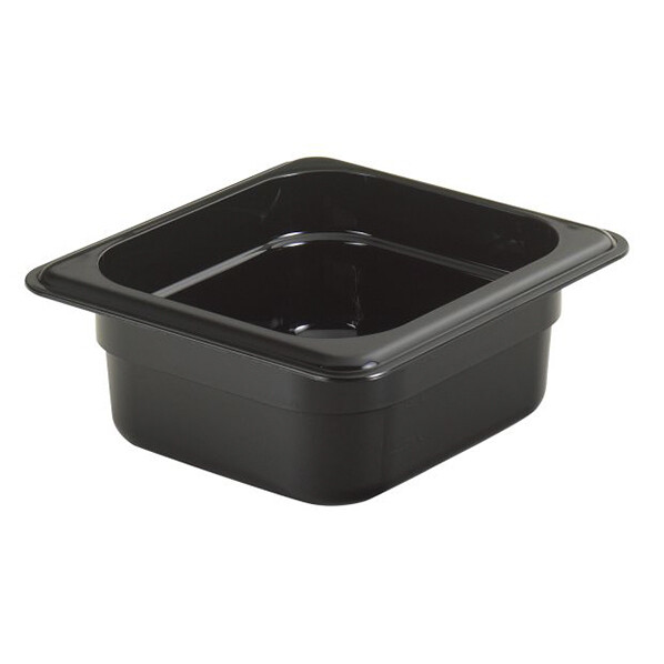 CAMBRO PC 1/6 65MM GN PAN BLACK 62CW110