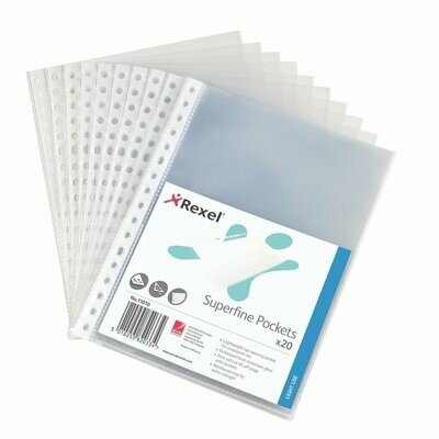 REXEL/MAXI A4 SUPER FINE POCKET RSP/A4 11040