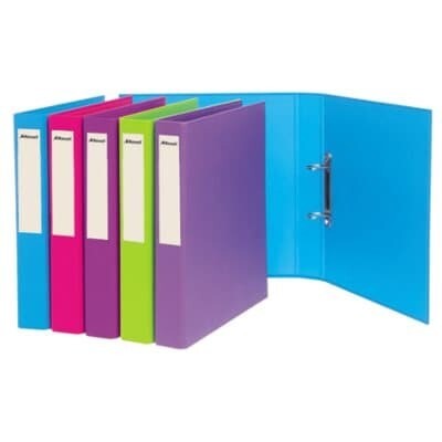 REXEL JOY A4 2D RING BINDER 2104002/3/6