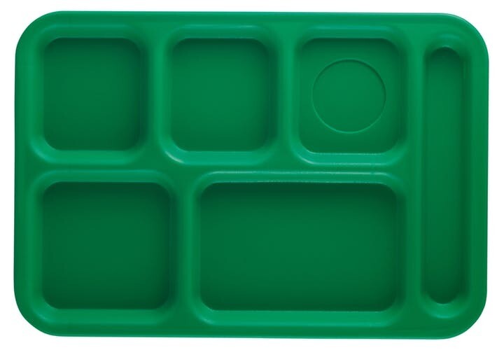 CAMBRO 10X14 6 COMPARTMENT TRAY