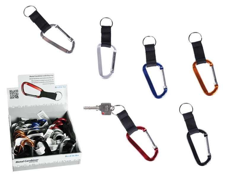 THE BLUE METAL CARABINER W/KEY RING 76/7036