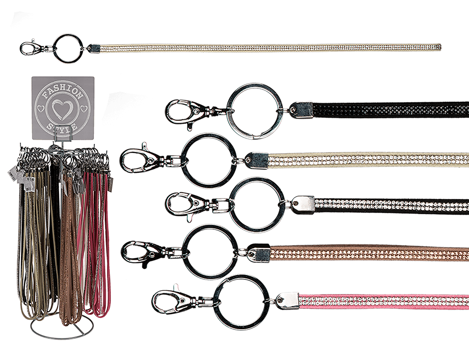 THE BLUE ARTIFICIAL LEATHER LANYARD W/HOOK 76/0421