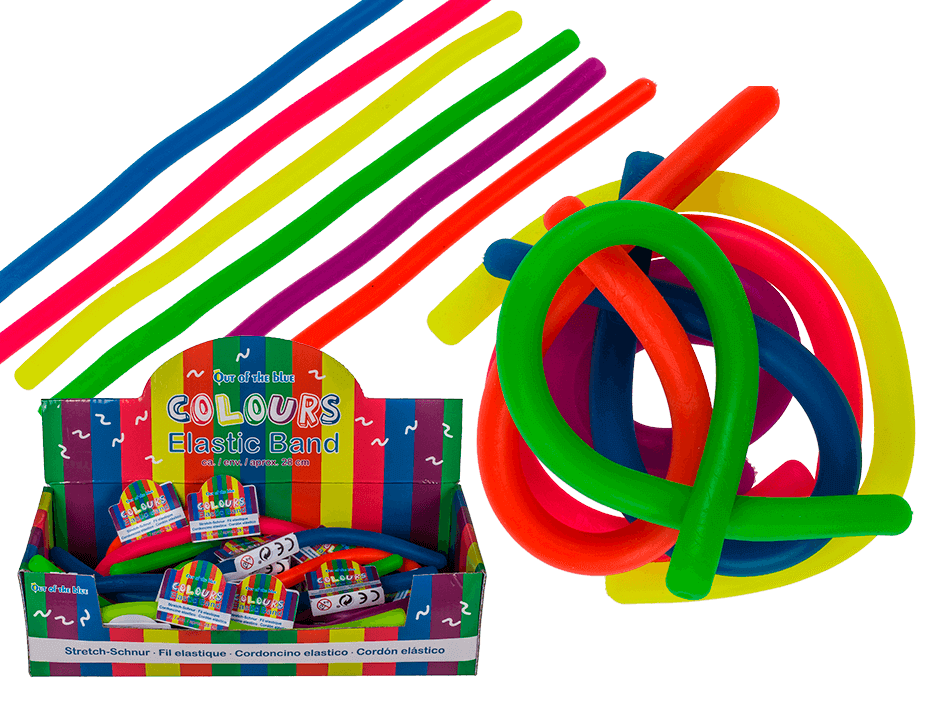 THE BLUE 28CM ELASTIC BAND ASSORTED