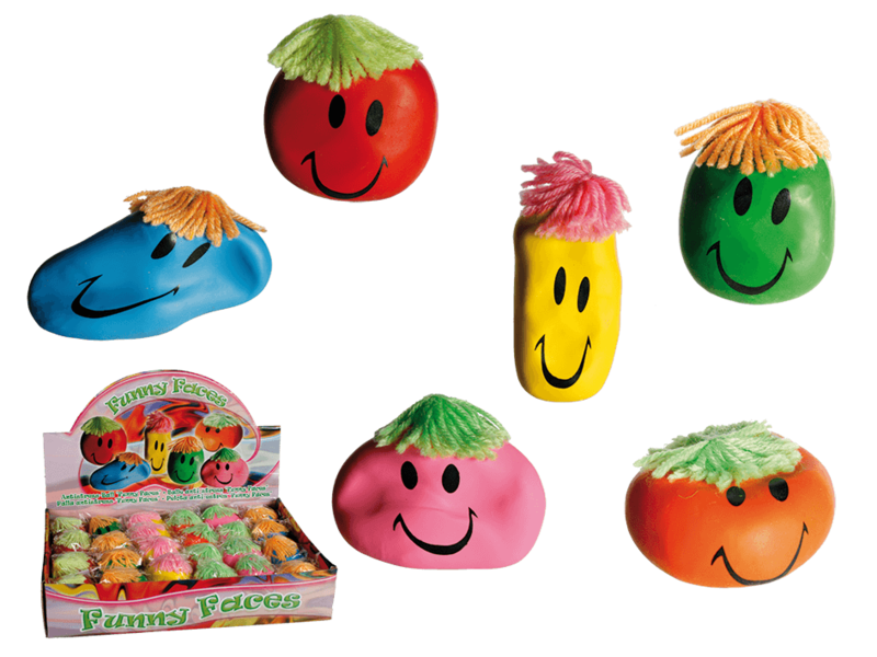 THE BLUE ANTI STRESS BALL - FUNNY FACE 61/2050