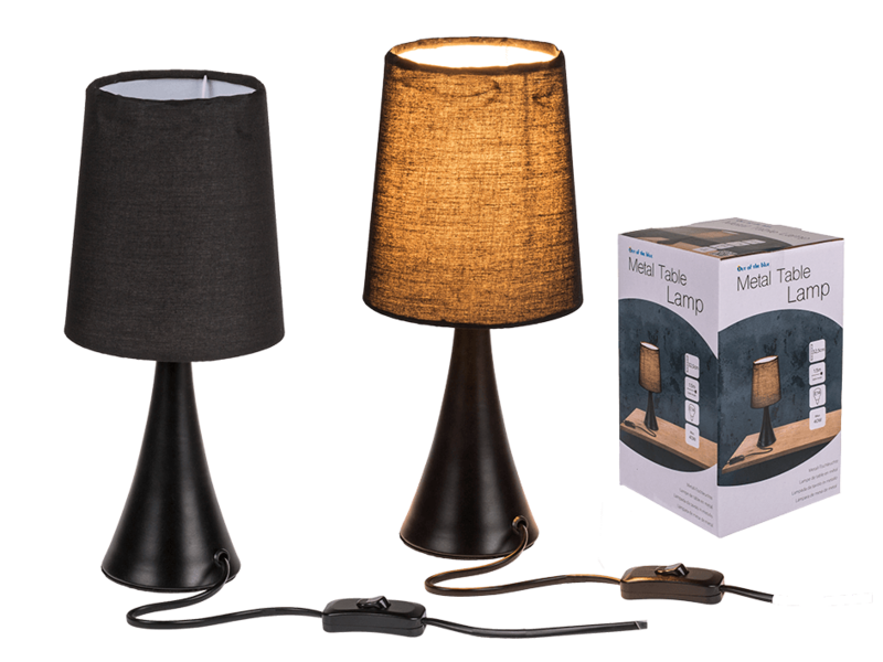 THE BLUE METAL TABLE LAMP BLACK COLOR 57/3016