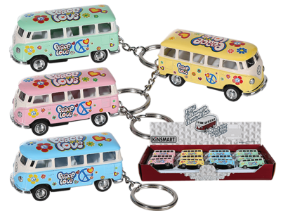 THE BLUE CAR KEY CHAIN WITH PULL BACK 56/0094