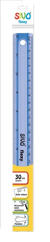 SIVO 30CM FLEXY SHATTER PROOF SCALE/RULER