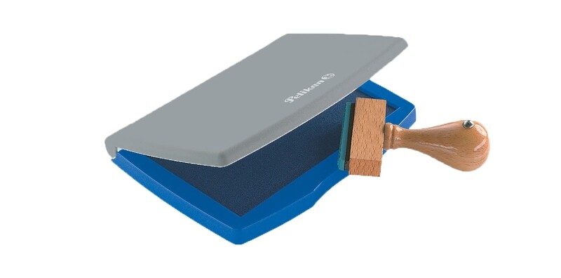PELIKAN 5X7CM STAMP PAD PLASTIC CASE ASSTD COLORS