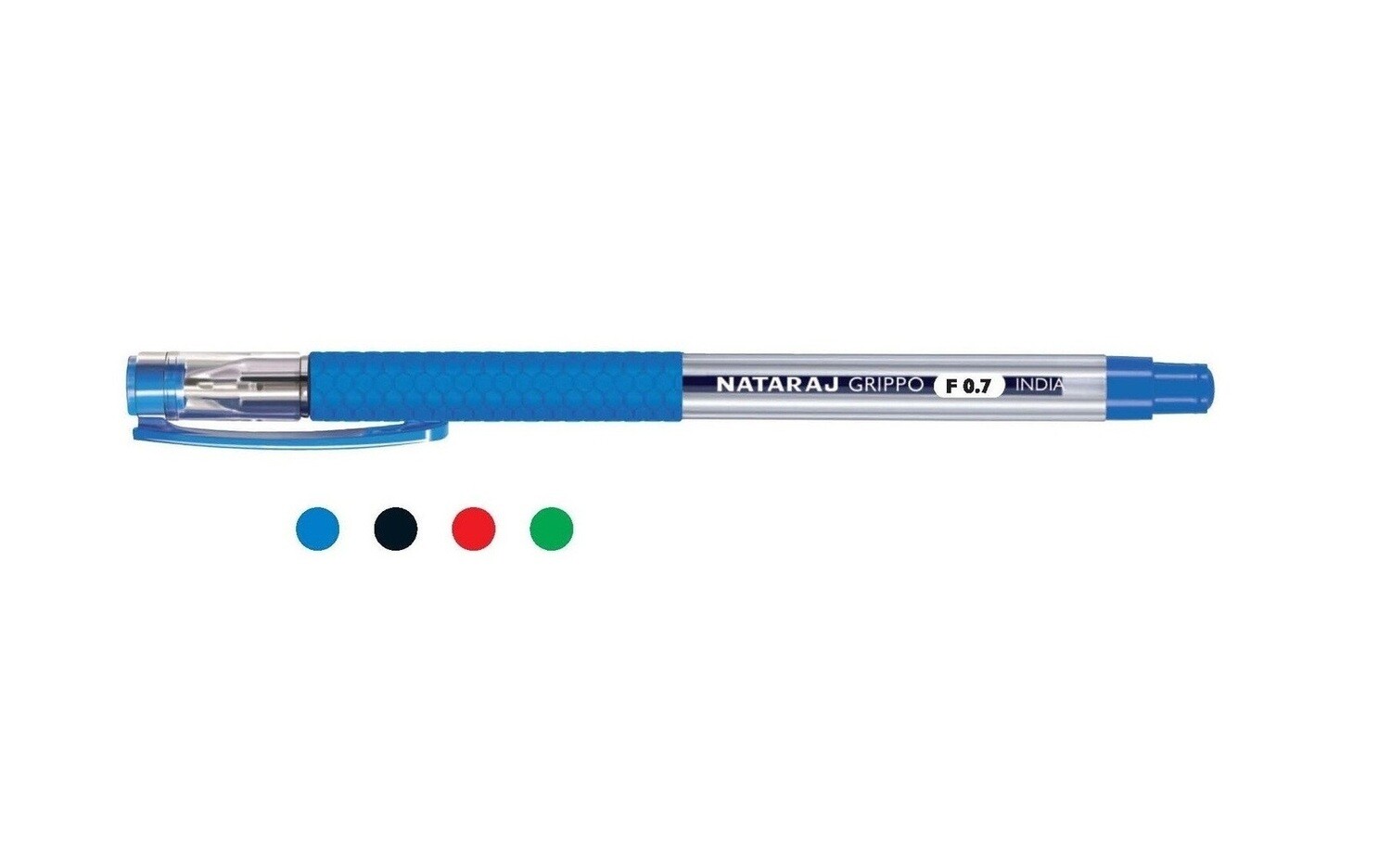 NATARAJ 0.7MM GRIPPO FINE BALL POINT PEN SINGLE