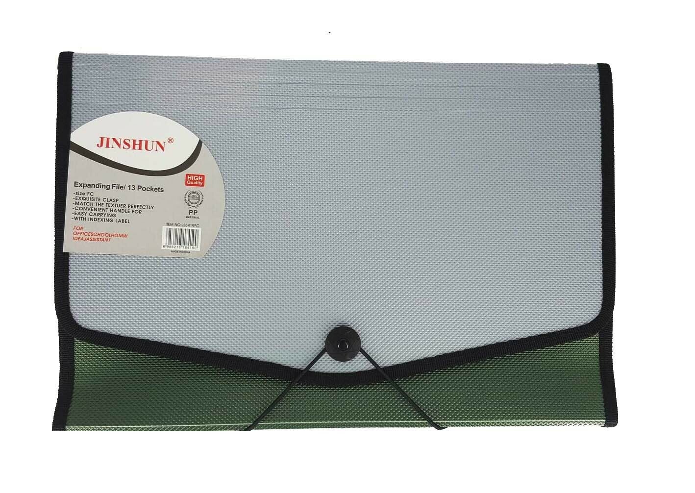 RSC F/S 13 POCKET EXPANDING FILE JS8419FC D19-240