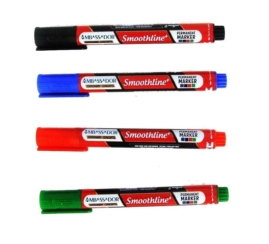 KOOLTOOLZ AMBASSADOR 4PCS PERMANENT MARKERS