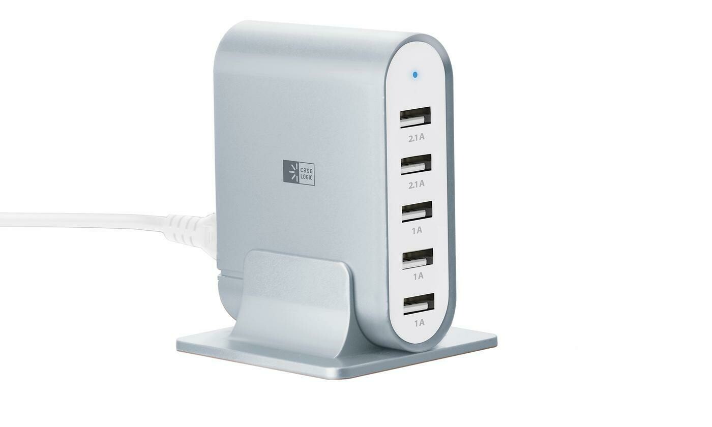 CASE LOGIC CS-05-500-SL 5PORT USB CHARGE STATION