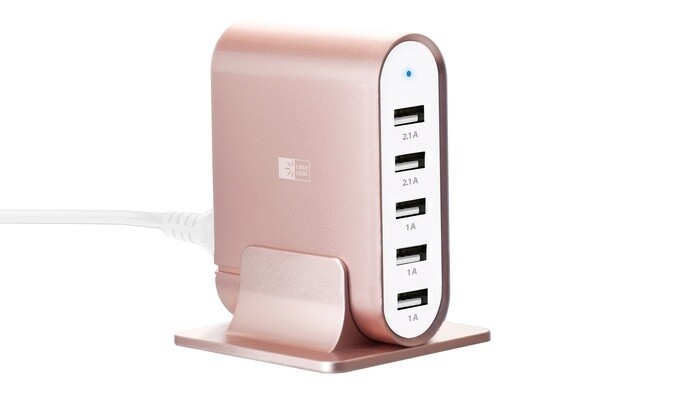 CASE LOGIC CS-05-500-RG 5PORT USB CHARG STATION IT