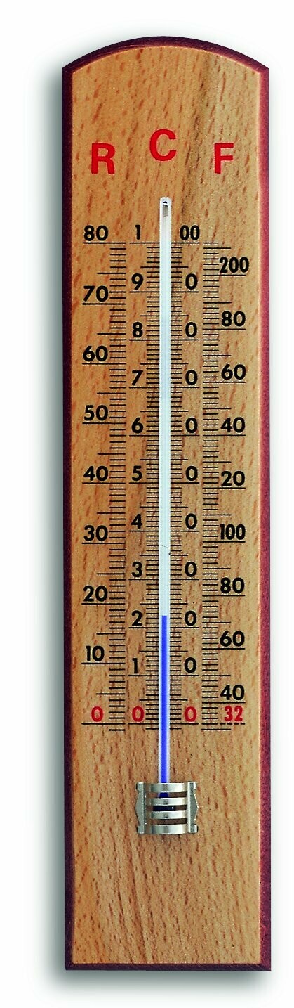 TFA WOODEN THERMOMETER 12.1007