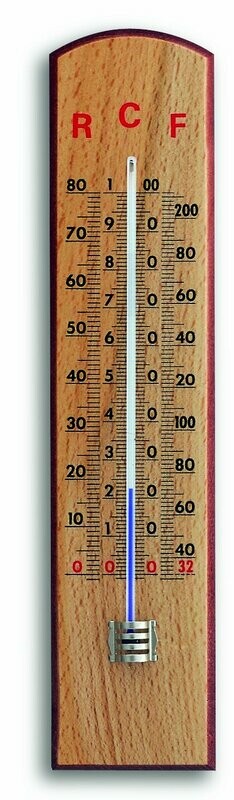 TFA WOODEN THERMOMETER 12.1007