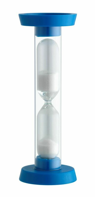TFA 3MIN SAND TIMER GLASS BLUE/WHITE 18.6001.06