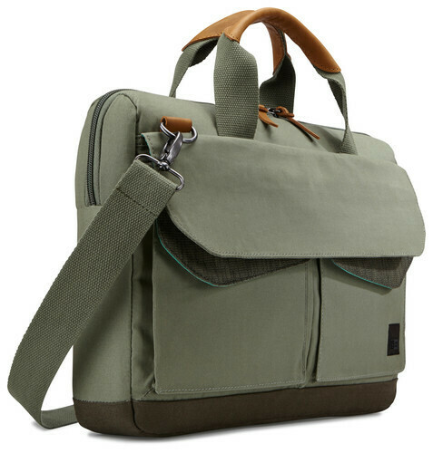 CASE LOGIC 15.6&quot; LODO LODA115 LAPTOP BAG PETROL GREEN