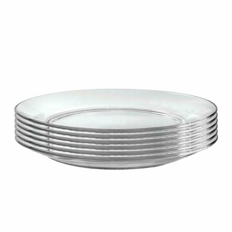 DURALEX 23CM LYS CLEAR SOUP PLATE 9&quot; 3011A