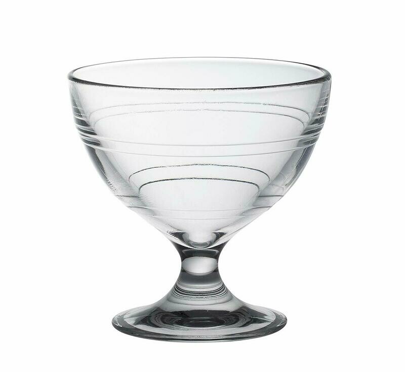 DURALEX 6PCS 8.3/4&quot; GIGOGNE DESSERT CUP 25CL 5002