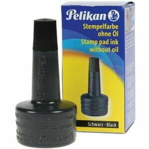 PELIKAN 28ML STAMP PAD INK ASSTD COLORS, Colour: Black
