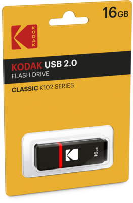 KODAK 16GB USB 2.0 FLASH DRIVE K102