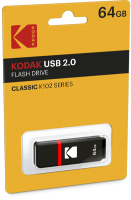 KODAK 64GB USB 2.0 FLASH DRIVE K102