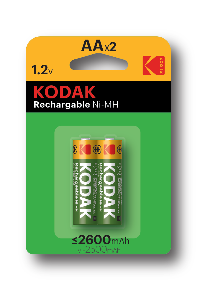 KODAK KAAHR-2 2600MAH RECHARGEABLE BATTERY