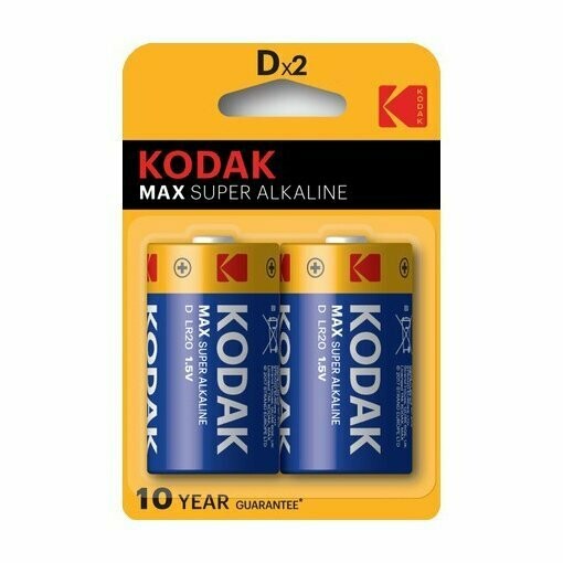 KODAK MAX KD-2 ALKALINE 1.5VLT BATTERY 30952843