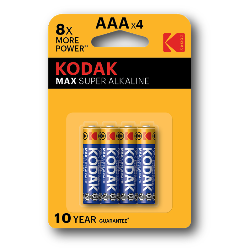 KODAK MAX K3A4 ALAKALINE BATTERY 30952812