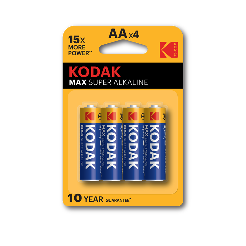 KODAK KAA4-A XTRALIFE ALKALINE1.5V BATTERY 3952868