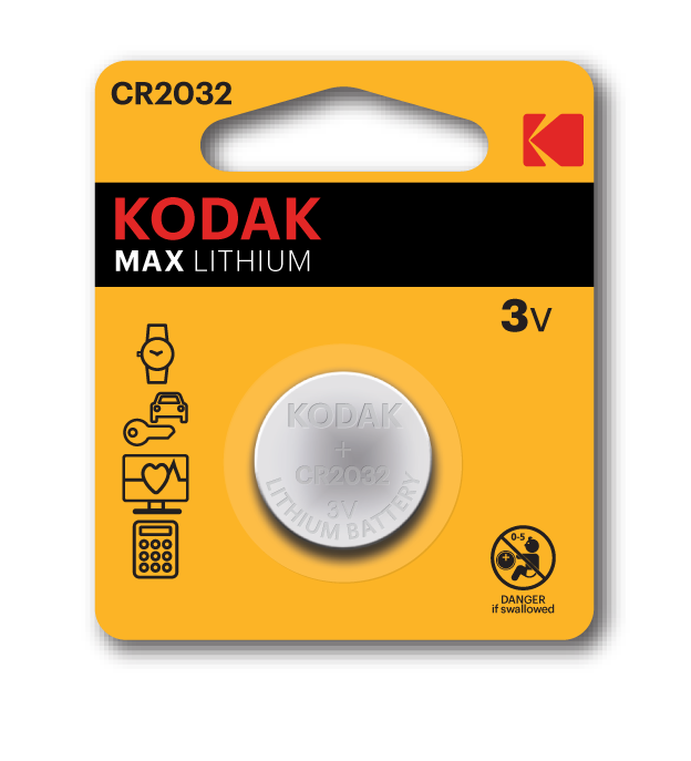 KODAK CR2032 LITHIUM 3VLT BATTERY 30506190
