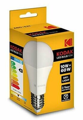 KODAK 10W LED BULB DAY-LIGHT E27 SCREW 30415669