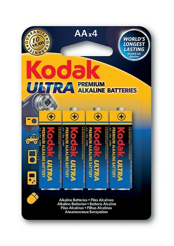KODAK KAA-4 ULTRA  PREMIUM ALKALINE BATTERY
