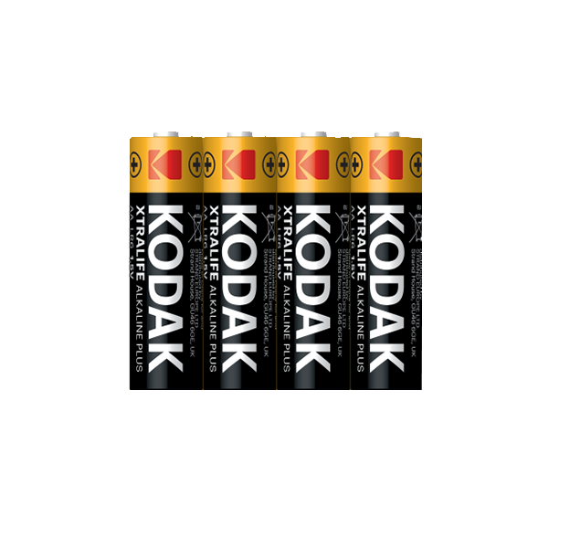 KODAK KAA-S4 SHRINK EXTRALIFE ALKALINE BATTERY