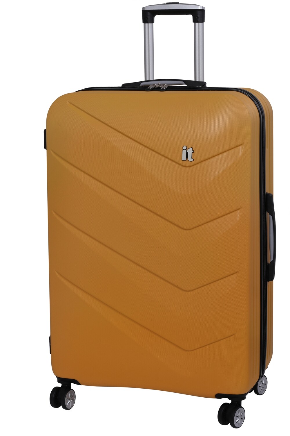 IT LUGGAGE CHEVRON 30" STRONG TROLLEY OLD GOLD