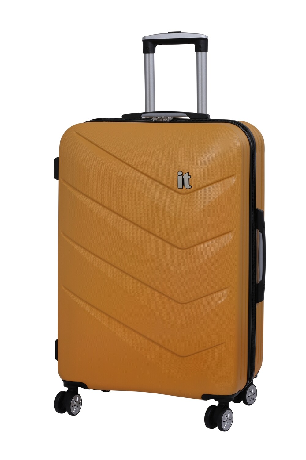 IT LUGGAGE CHEVRON 26" STRONG TROLLEY OLD GOLD