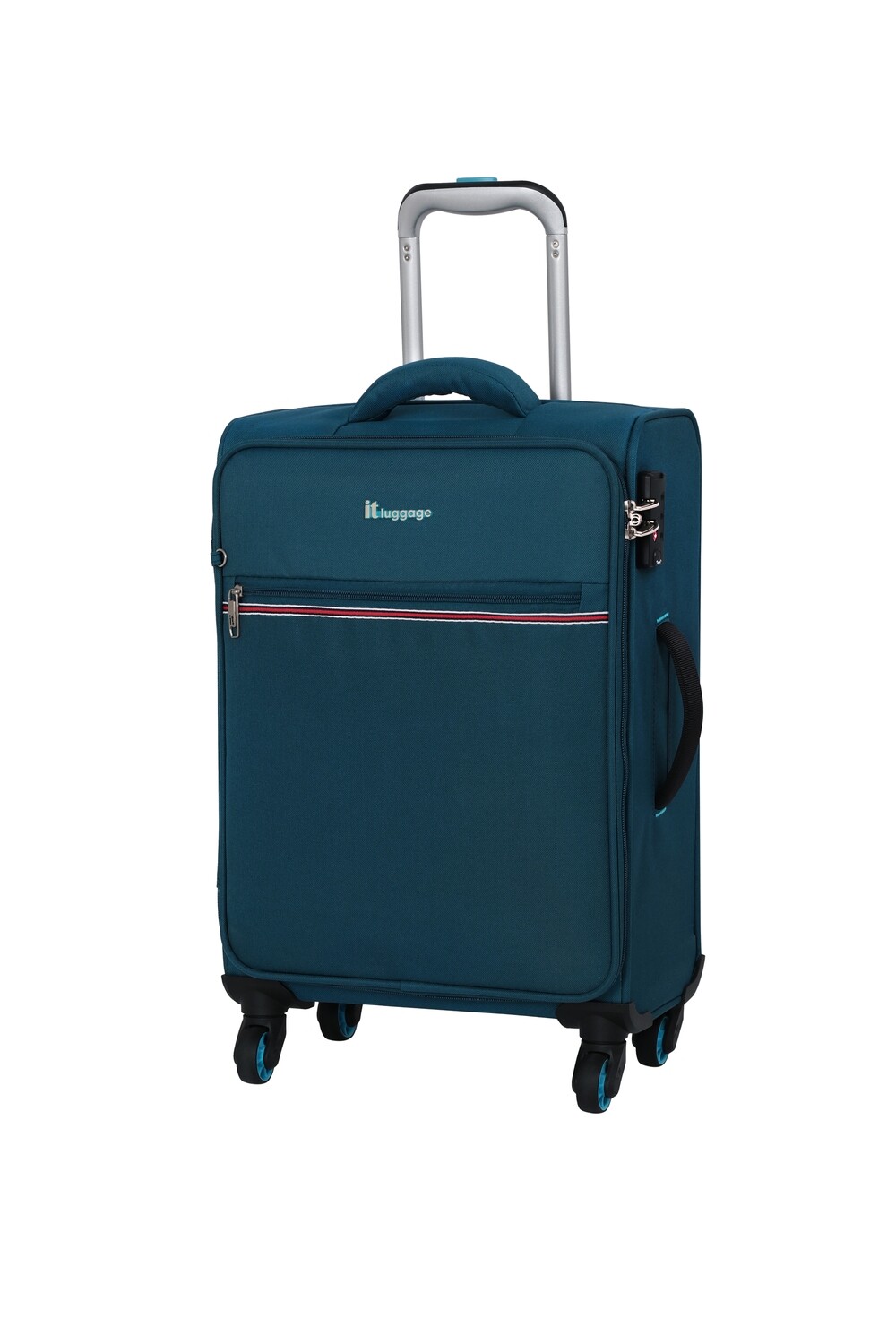 IT LUGGAGE LEAGUE 21" SOFT TROLLEY MOROCCAN BLUE